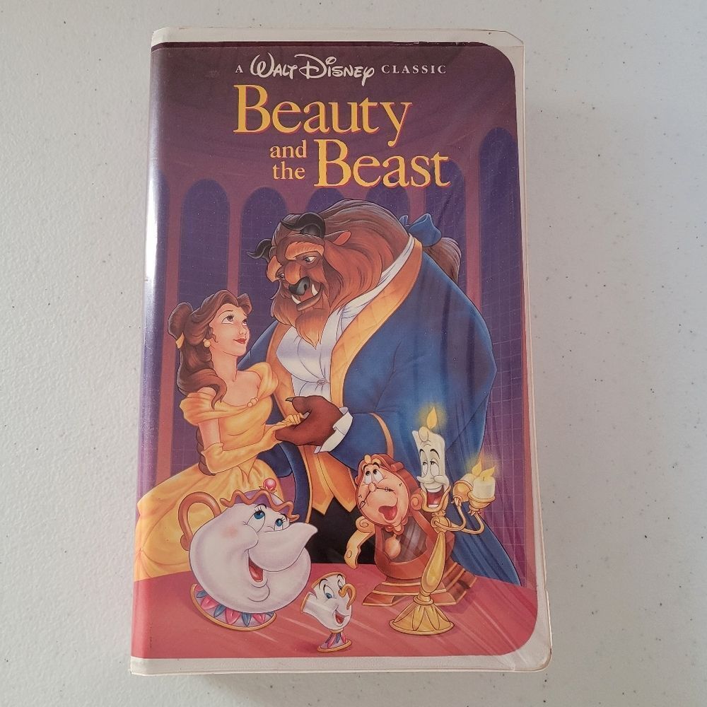 Vintage Disney The Beauty and the Beast VHS Tape